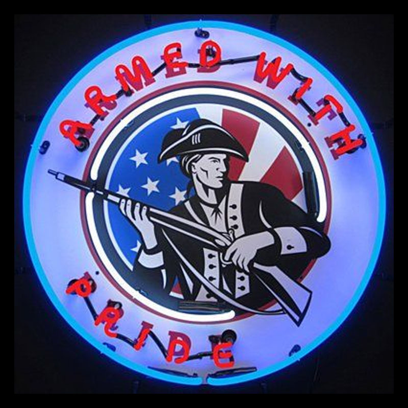 Commercial Printing Icon - Neon Burcu Aile İçin Gururla Silahlı