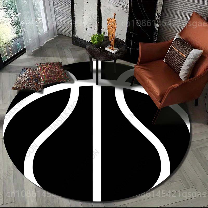 Commercial Printing Icon - Çoklu boyutlarda basketbol simgesi siyah tasarım