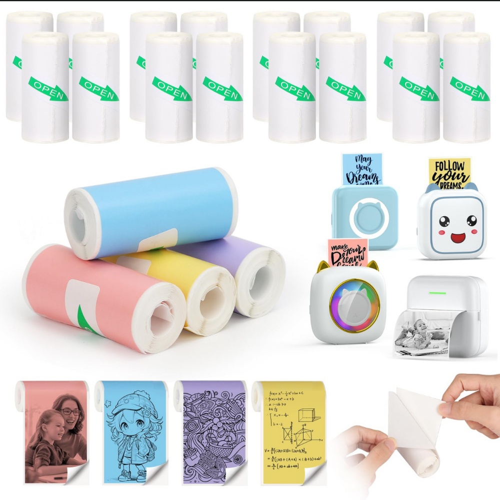 Termal Kağıt MINI Baskı Kendin - Heat Transfer Vinyl Roll incelemesi ve fiyatı
