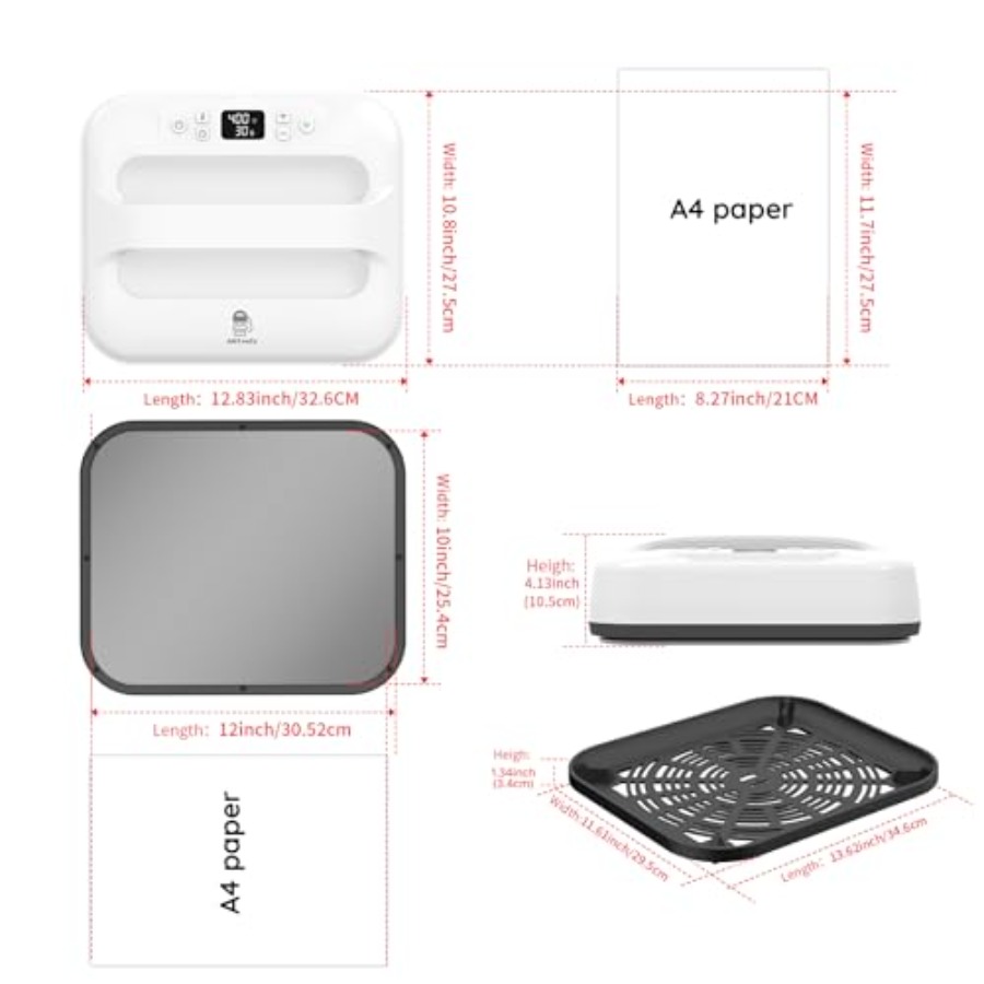 12 x 10 Isı Transfer Makinesi, - Heat Press Teflon Sheet incelemesi ve fiyatı