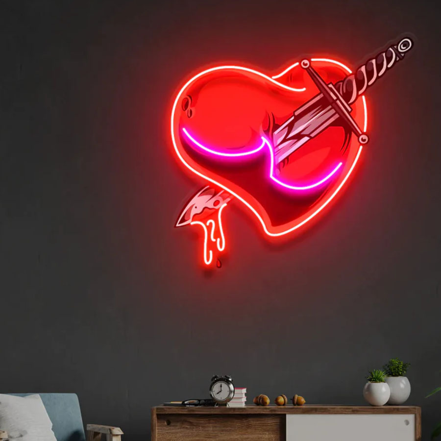Aşk Eller Neon Sanat Neon Işık - Commercial Printing Icon incelemesi ve fiyatı